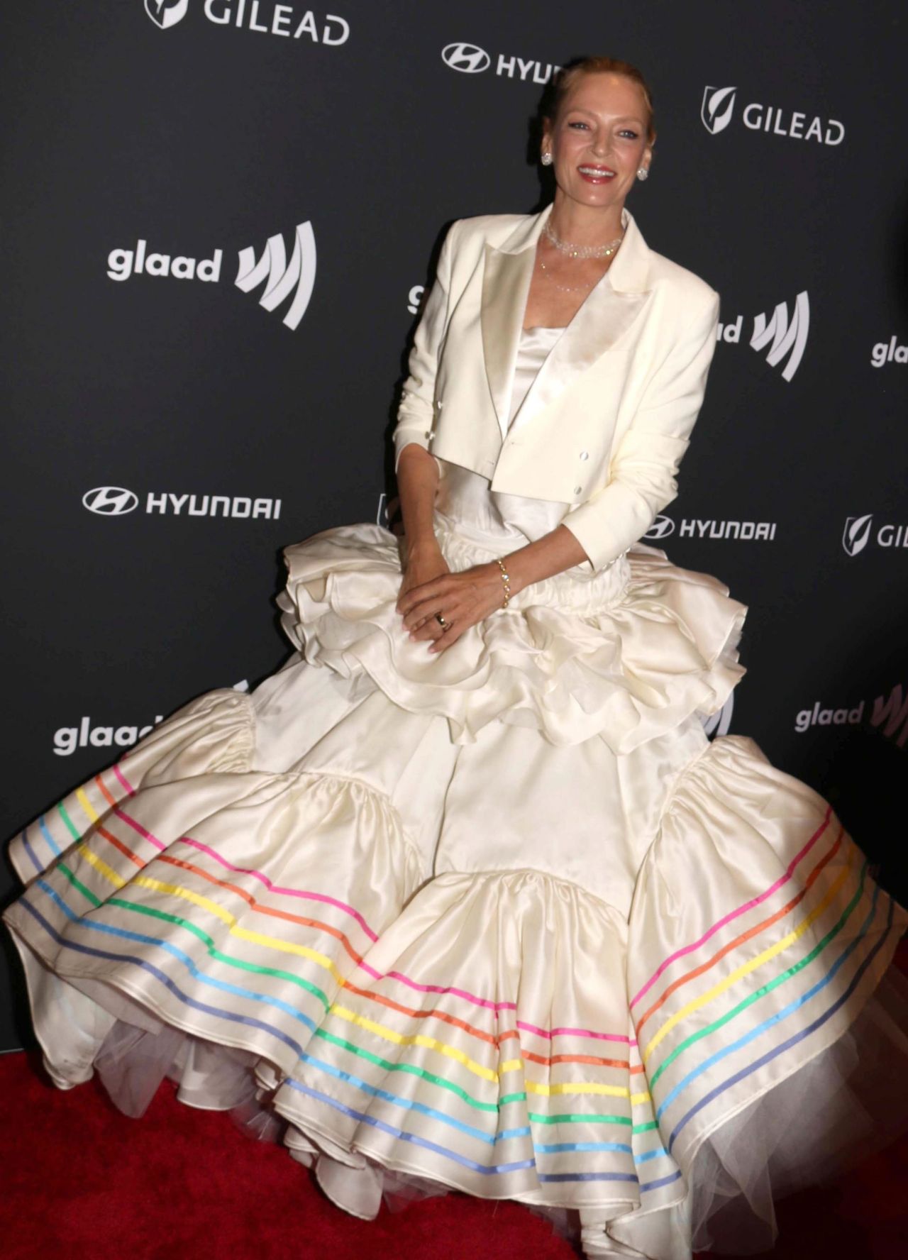 UMA THURMAN 35TH ANNUAL GLAAD MEDIA AWARDS AT THE NEW YORK HILTON MIDTOWN4